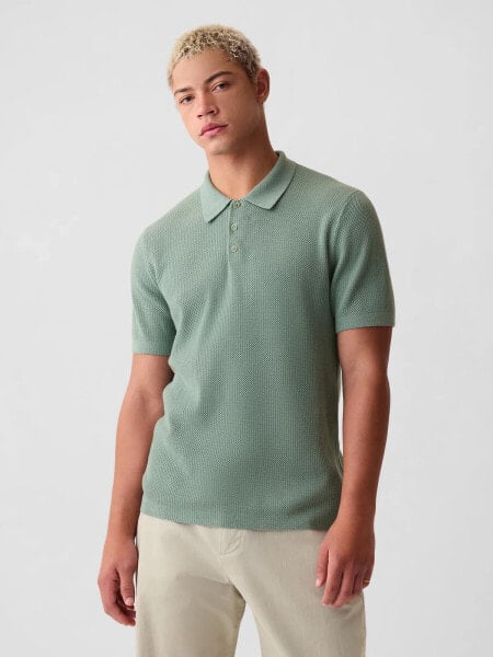 Textured Polo Shirt