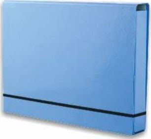 Файл с резинкой A4 Lux синий пастельный Тadeo Trading TT6766