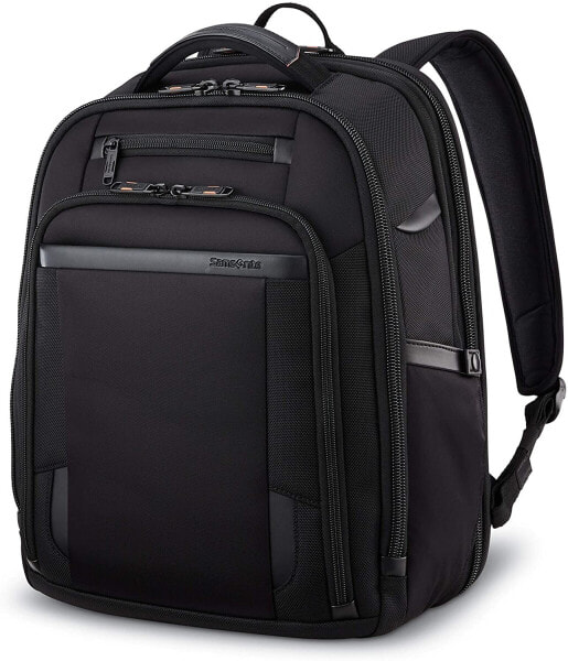 Мужской городской рюкзак черный с карманом Samsonite Pro Backpack, Black, One Size