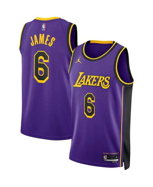 Men's LeBron James Purple Los Angeles Lakers Statement Edition Swingman Jersey