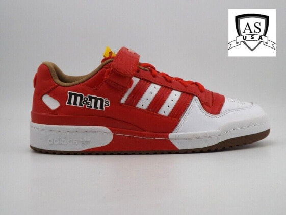 Adidas Originals M&Ms Forum Low 84 Red White Mens Shoes 5 Limited Edition GZ1935