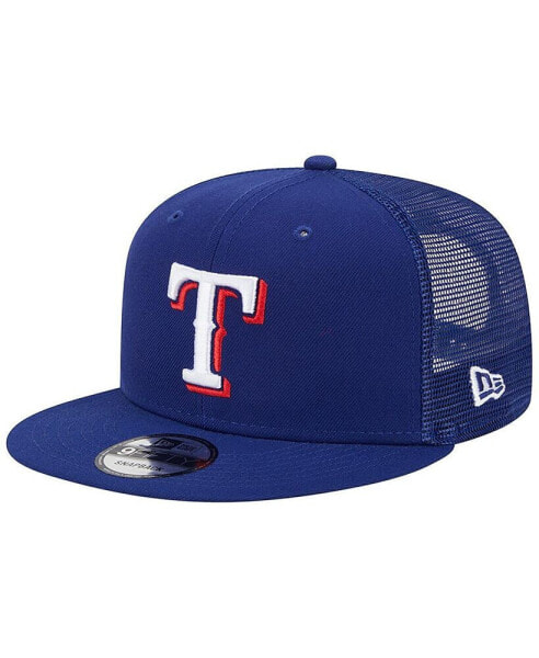 Men's Royal Texas Rangers Team Color Trucker 9FIFTY Snapback Hat