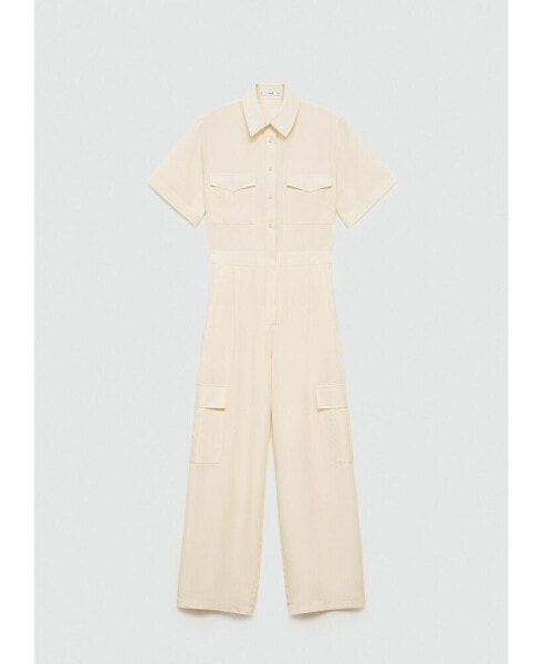 Women's Lyocell Shirt Jumpsuit