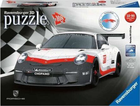 Пазл развивающий Ravensburger Porsche GT3 Cup 3D 108 элементов