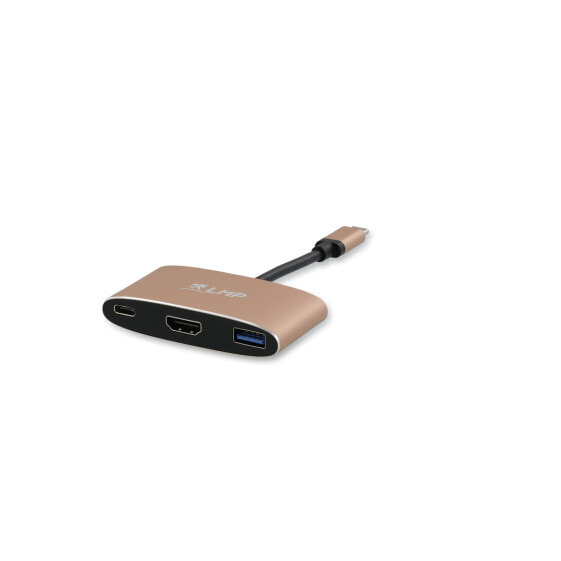 LMP 18944 - USB 3.2 Gen 1 (3.1 Gen 1) Type-C - Gold - HDMI - USB 3.2 Gen 1 (3.1 Gen 1) Type-A - USB 3.2 Gen 1 (3.1 Gen 1) Type-C - Aluminium - 200 mm - 73 mm