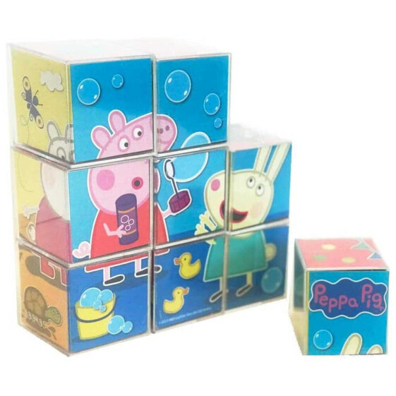 CEFA Peppa Pig 9 Cubes 20x20x5 Cub Puzzles