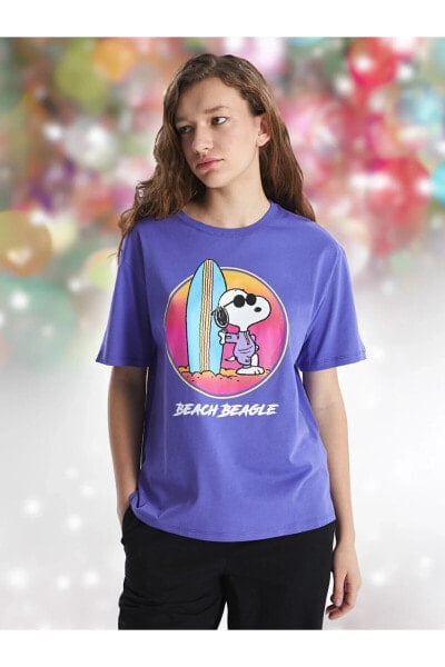 Топ изXSIDE Snoopy Print Oversize Tee