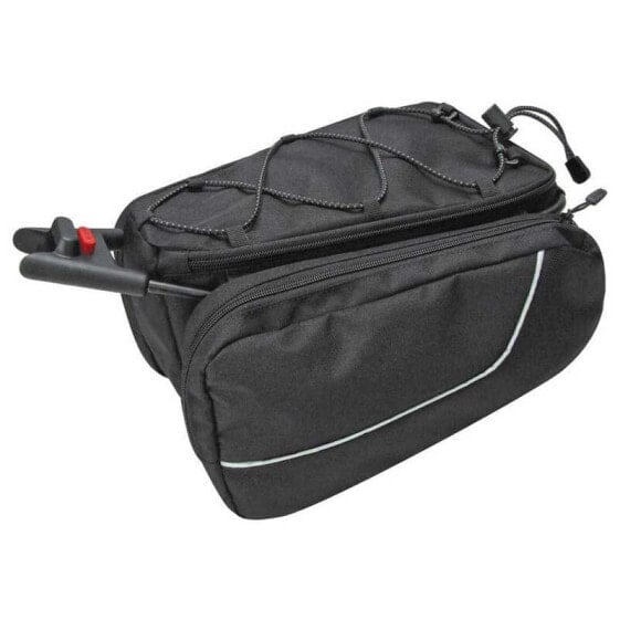 Велосумка KlickFix Bolsa Contour Max 7L - большие боковые карманы, ремень-паук, для подседельных труб Ø 25-32мм