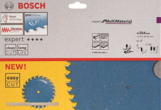 Пильный диск Bosch Multimaterial Expert 254x30 мм 80 зубов