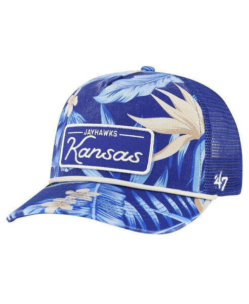 Men's Royal Kansas Jayhawks Tropicalia Hitch Adjustable Hat