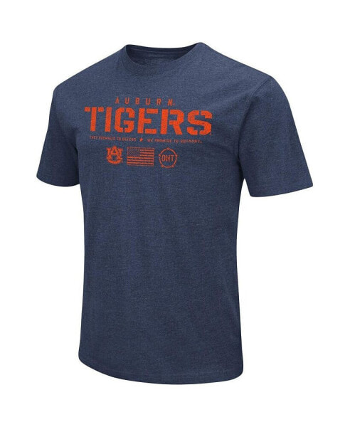 Men's Navy Auburn Tigers OHT Military-Inspired Appreciation Flag 2.0 T-shirt