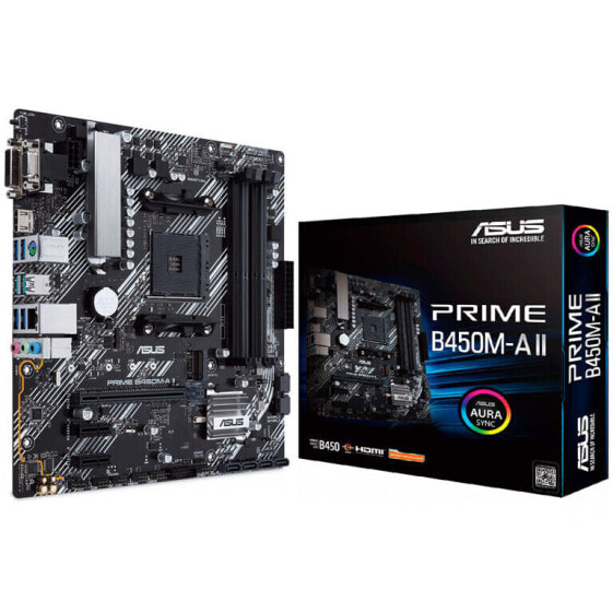 ASUS PRIME B450M-A II, AMD B450 Mainboard - Sockel AM4