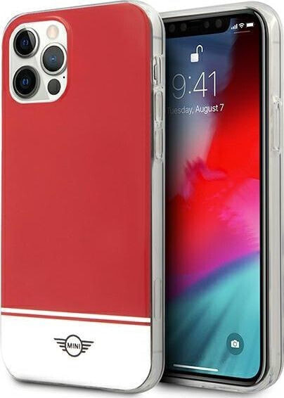 Чехол для смартфона MINI iPhone 12 Pro Max 6,7" красный/красный из коллекции Stripe