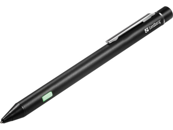 SANDBERG Precision Active Stylus Pen - Mobile phone/Smartphone - Any brand - Black - Aluminium - Copper - Built-in - Lithium-Ion (Li-Ion)
