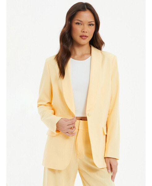 Women's Linen Blazer