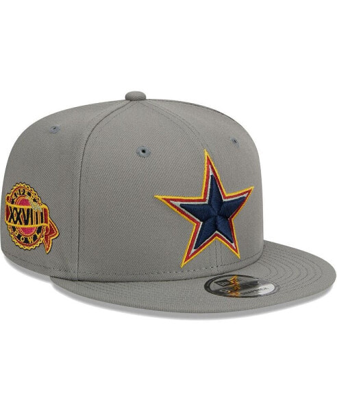 Men's Gray Dallas Cowboys Color Pack Multi 9FIFTY Snapback Hat