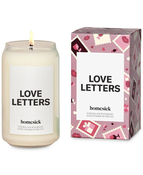 Свеча для дома Homesick Candles Love Letters, 13.75 унции.