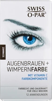 Augenbrauen- und Wimpernfarbe Schwarz, 1 St