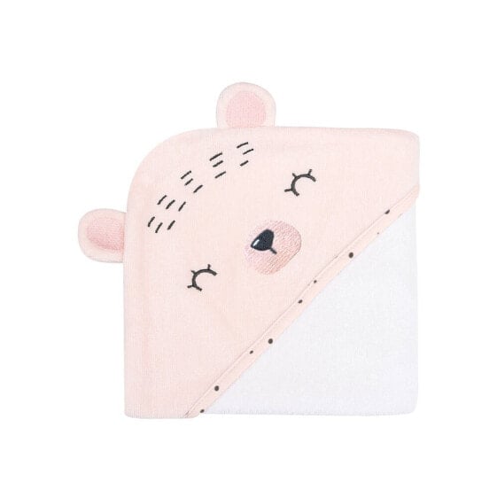 KIKKABOO Towel With Hood Bear With Me 90x90 cm