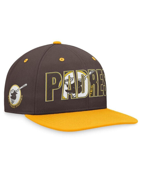 Men's Brown San Diego Padres Cooperstown Collection Pro Snapback Hat