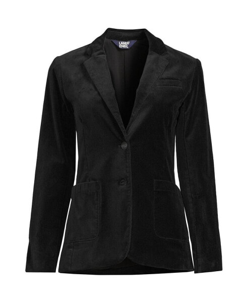 Women's Velvet Blazer Jacket