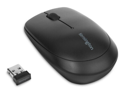 Kensington Pro Fit® Wireless Mobile Mouse — Black - Ambidextrous - Laser - RF Wireless - 1000 DPI - Black