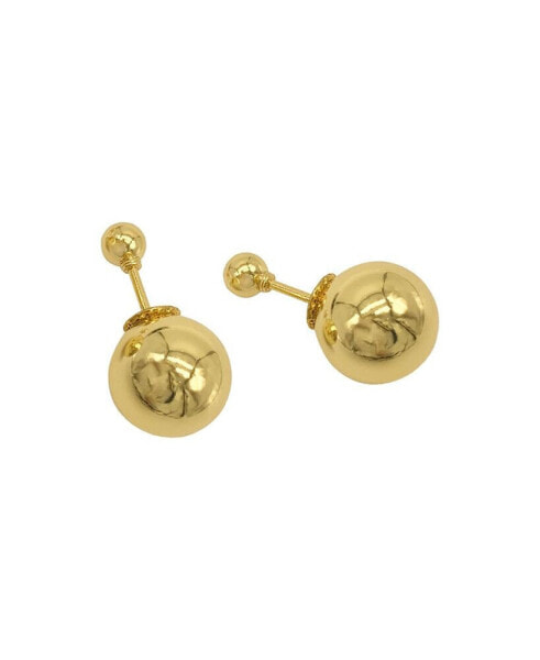 Double-Sided Ball Earrings