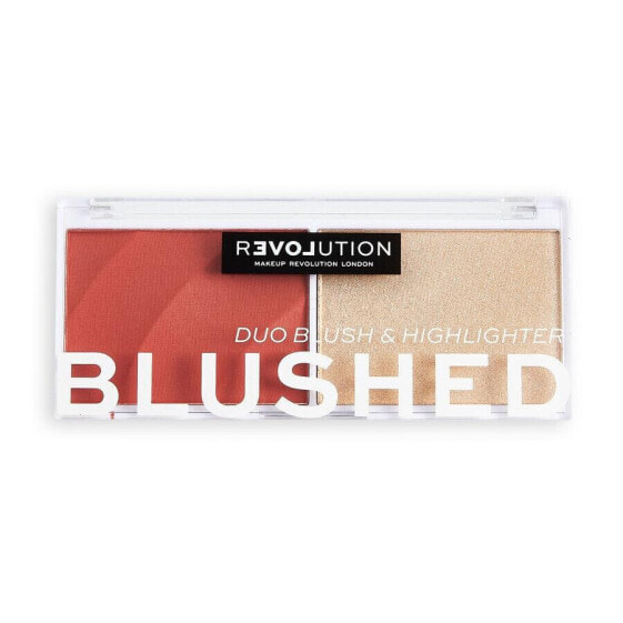 Revolution Relove Colour Play Blushed Duo Blush & Highlighter 5,8 g contouring palette für Frauen