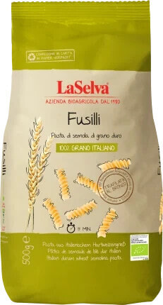 Nudeln, Fusilli aus itali. Hartweizengrieß, 500 g