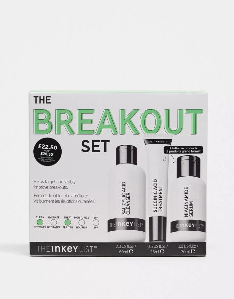 The INKEY List The Breakout Set - 21% Saving