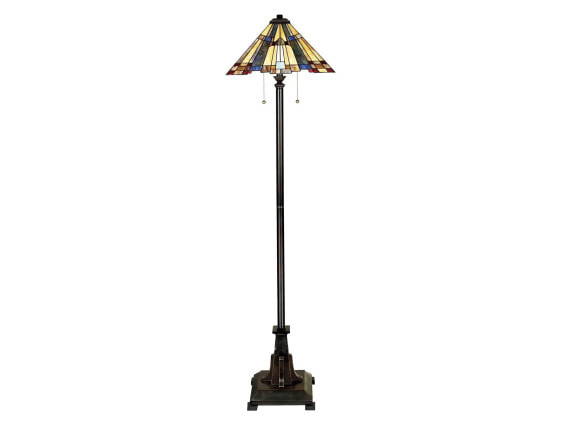 LED Tiffany Stil Stehlampe Höhe 158cm