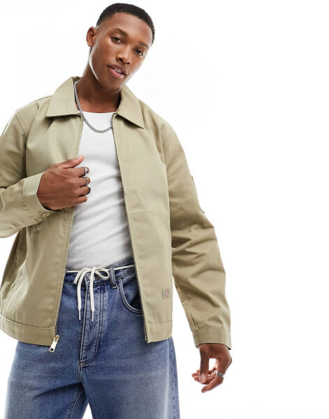 Dickies unlined eisenhower jacket in khaki