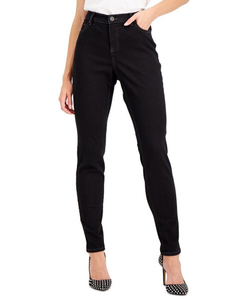 Джинсы женские I.N.C. International Concepts Curvy Mid Rise Skinny, созданные для Macy's