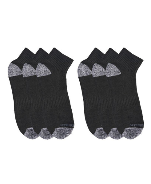 Men's Cushioned Quarter Crew Socks, Pack of 6