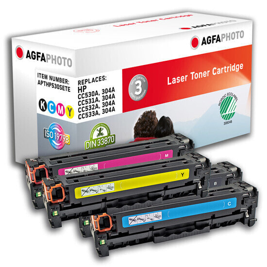 AgfaPhoto APTHP530SETE - 3500 pages - 2800 pages - Black - Cyan - Magenta - Yellow - 4 pc(s)