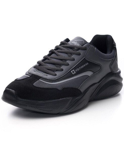 Stuart Mens Chunky Sneakers Retro Platform Dad Tennis Shoes