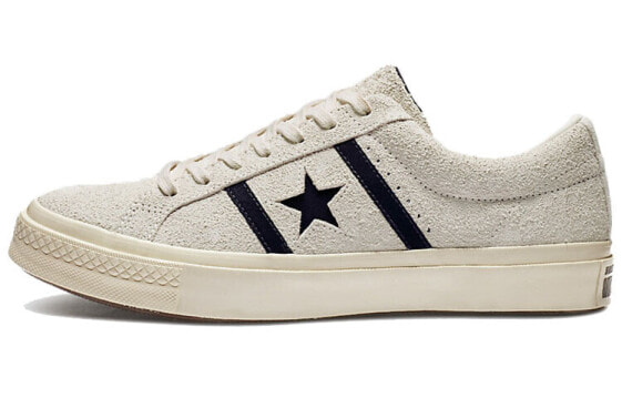 Converse one star 翻毛皮 硫化 低帮 板鞋 男女同款 灰白 / Кроссовки Converse One Star 163269C