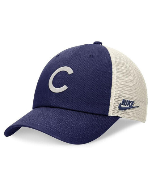 Men's Royal Chicago Cubs Cooperstown Collection Rewind Club Trucker Adjustable Hat