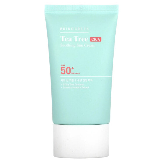 Tea Tree CICA Soothing Sun Cream, SPF 50+ PA++++, 1.69 fl oz (50 ml)