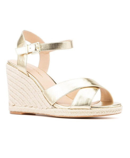 Women's Irene Wide Width Wedge Sandals