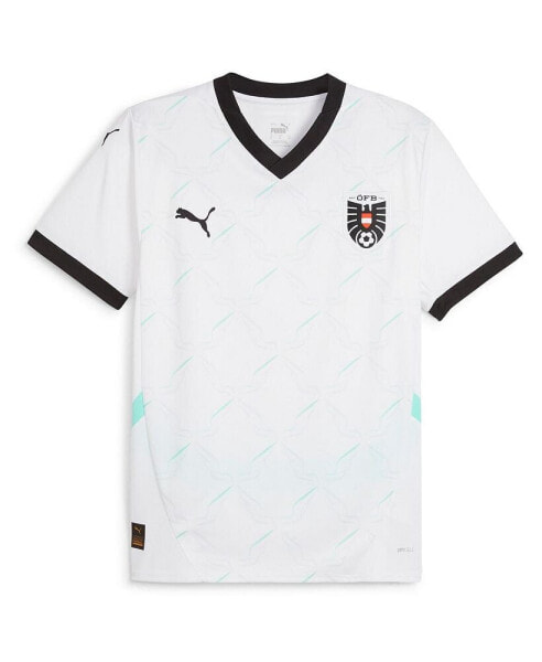 Men's White Austria National Team 2024 Away Replica Jersey