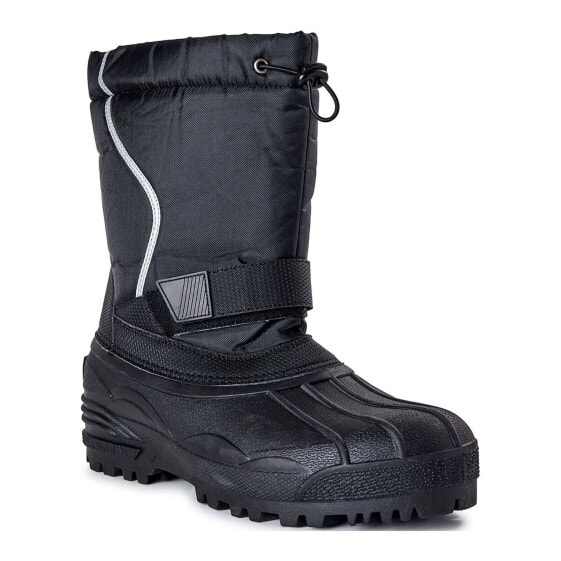 George Men's Black TPR Shell Waterproof Outdoor Mid-Calf Winter Boots Size US 9