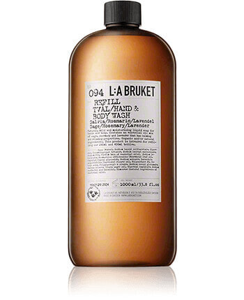 L:A BRUKET Cleansing 094 Refill Hand & Body Wash Sage/Rosemary/Lavender (1000 ml)