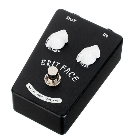 British Pedal Company Dallas Brit Face Fuzz Black Lt