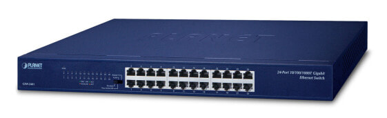 Planet GSW2401 - Gigabit Ethernet (10/100/1000) - Rack mounting - 1U