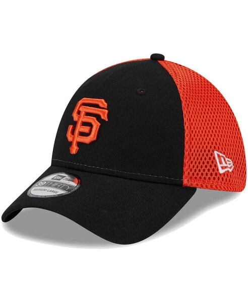 Men's Black San Francisco Giants Team Neo 39THIRTY Flex Hat