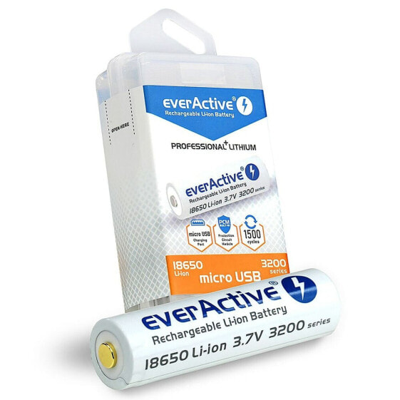 Аккумуляторная батарейка EverActive FWEV1865032MBOX 3200 mAh 3,7 V 18650