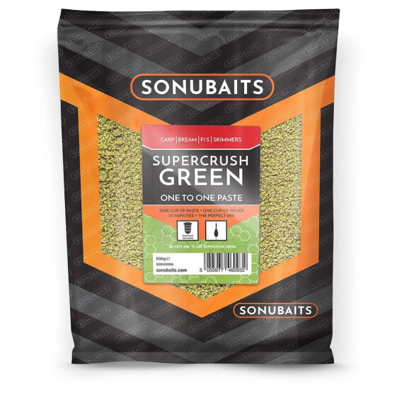 Прикормка натуральная Supercrush Green от Sonubaits "One To One Paste"