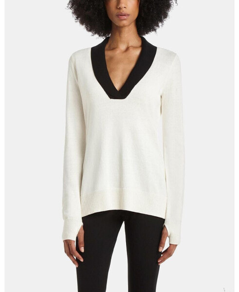 Women's V-Neck Redstone Sweater