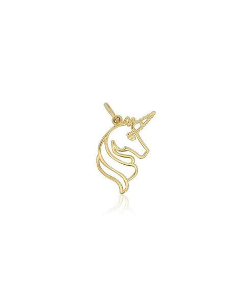 Mini Gold Unicorn Charm